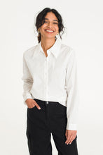 Load image into Gallery viewer, Strap back shirt | white