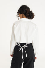 Load image into Gallery viewer, Strap back shirt | white