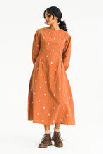Load image into Gallery viewer, Laura Embroidery Dress | Brick