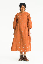 Load image into Gallery viewer, Laura Embroidery Dress | Brick
