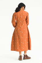 Load image into Gallery viewer, Laura Embroidery Dress | Brick