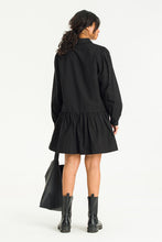 Load image into Gallery viewer, Mini Shirt Dress | Black