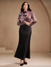 Load image into Gallery viewer, Amethyst Bow Blouse