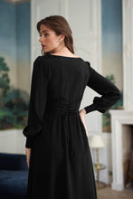 Load image into Gallery viewer, Rouge Silk Dress | Black