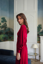 Load image into Gallery viewer, Rouge Silk Dress | Red