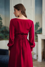 Load image into Gallery viewer, Rouge Silk Dress | Red