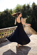 Load image into Gallery viewer, Cezane silk maxi | Black