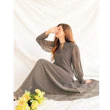 Load image into Gallery viewer, Vintage Inspired Chiffon Dress