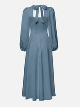 Load image into Gallery viewer, Flared long sleeves midi dress