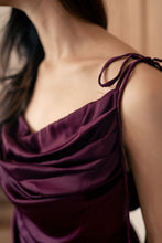 Load image into Gallery viewer, Multiway silk dress | Wine