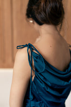 Load image into Gallery viewer, Multiway silk dress | Teal Blue