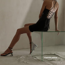Load image into Gallery viewer, Mini back tie dress