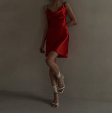 Load image into Gallery viewer, Mini silk dress