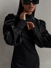 Load image into Gallery viewer, Puff sleeve dress