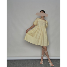 Load image into Gallery viewer, Yellow Mini Dress