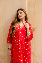 Load image into Gallery viewer, Dil embroidered dress | Red
