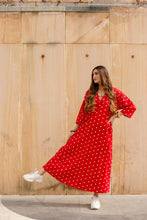 Load image into Gallery viewer, Dil embroidered dress | Red
