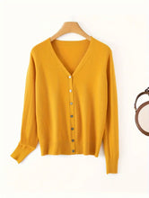 Load image into Gallery viewer, Soft knitted cardigan | Yellow
