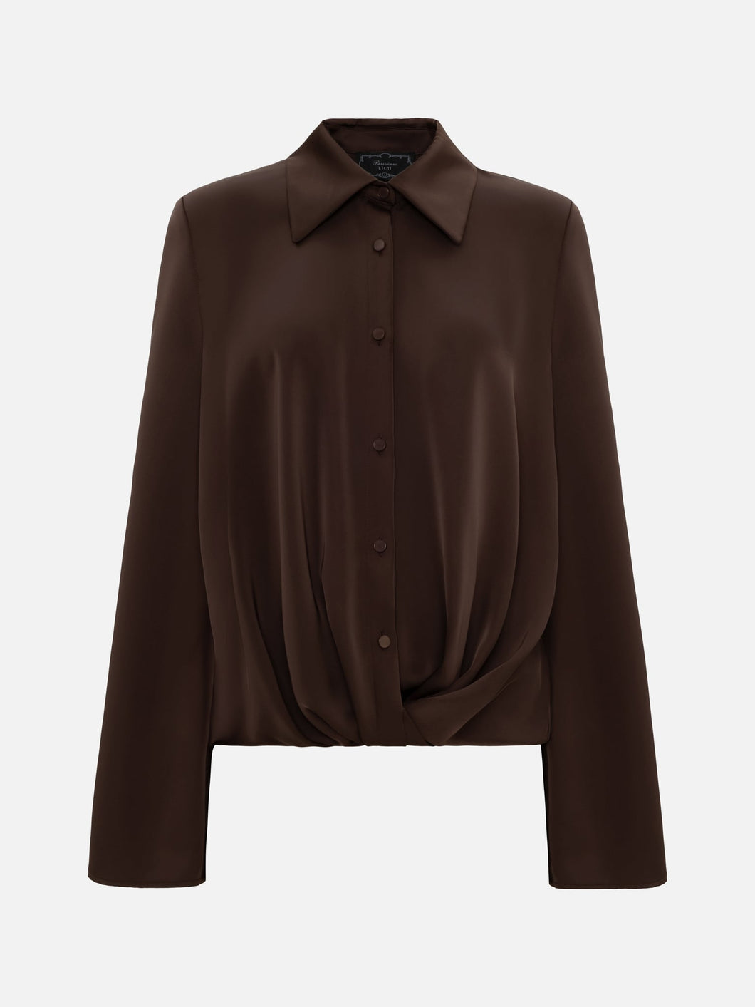 Loose sleeves blouse | Chocolate