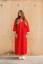 Load image into Gallery viewer, Dil embroidered dress | Red
