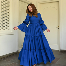 Load image into Gallery viewer, Blue cotton dress
