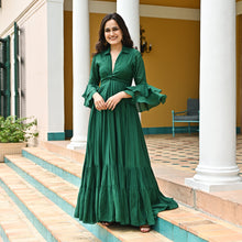 Load image into Gallery viewer, Evergreen Long Cotton Dress
