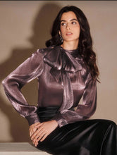Load image into Gallery viewer, Amethyst Bow Blouse
