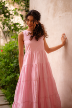 Load image into Gallery viewer, Pink maxi dress
