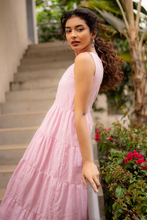 Load image into Gallery viewer, Pink maxi dress
