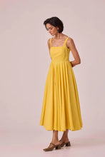 Load image into Gallery viewer, Mustard cotton dress
