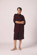 Load image into Gallery viewer, Tunic co-ord set | Wine
