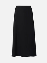 Load image into Gallery viewer, Silk midi skirt | Black
