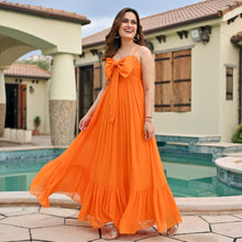 Load image into Gallery viewer, Zinnia Bow Long Dress
