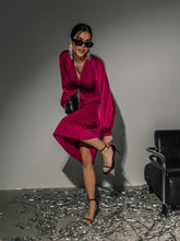 Load image into Gallery viewer, Barbie gathered puff sleeves dress
