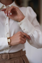 Load image into Gallery viewer, Vivienne Silk Blouse | White
