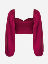 Load image into Gallery viewer, Puff cropped top | Hot pink
