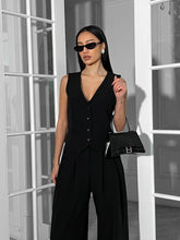 Load image into Gallery viewer, 2-piece vest suit women
