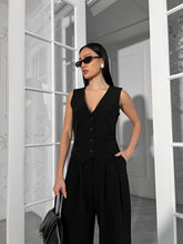 Load image into Gallery viewer, 2-piece vest suit women
