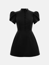 Load image into Gallery viewer, Mini dress with high collar
