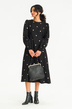 Load image into Gallery viewer, Daisy Embroidery Pintuck Dress
