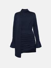 Load image into Gallery viewer, Flowing mini dress | Navy
