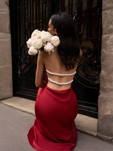 Load image into Gallery viewer, Pearl maxi dress | Red
