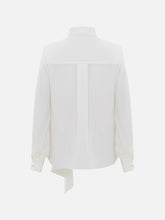 Load image into Gallery viewer, Blouse with decorative scarf | White
