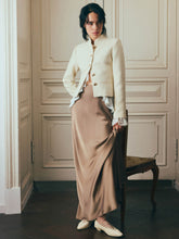 Load image into Gallery viewer, Flared floor length skirt | Coffee
