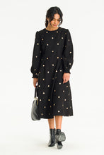 Load image into Gallery viewer, Daisy Embroidery Pintuck Dress
