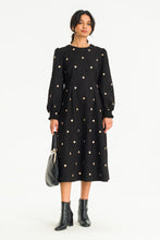 Load image into Gallery viewer, Daisy Embroidery Pintuck Dress
