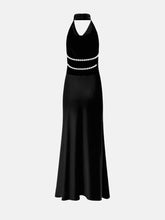 Load image into Gallery viewer, Pearl maxi dress | Black
