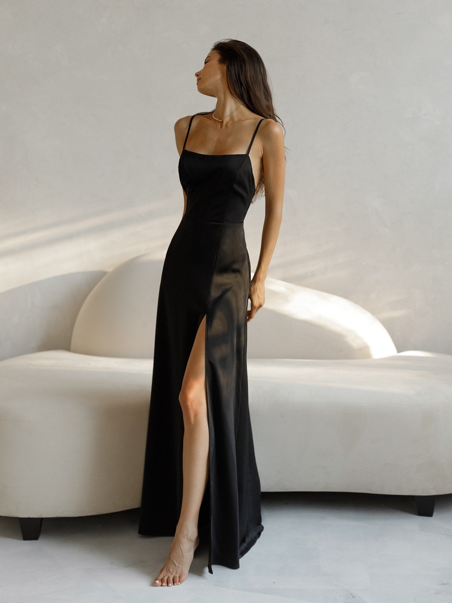 Open back maxi dress – Pegasus PK