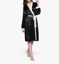 Load image into Gallery viewer, Contrast Ribbon Robe
