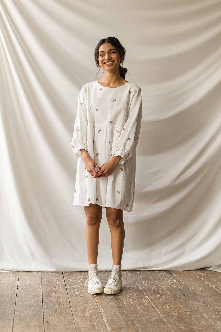 Wildflower embroidered dress